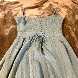 Patrons of Peace Dress in Soft Blue